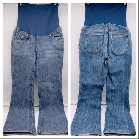 Motherhood Maternity Bootcut Jeans Sz M - Picture 1 of 13